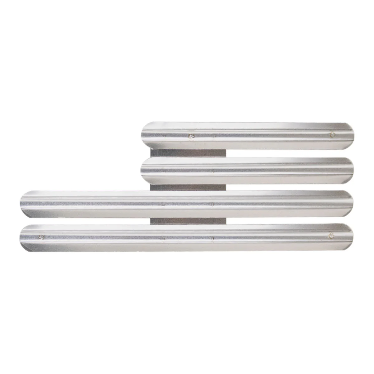 Ribbon Mounting Bar: Fits 10 Ribbons Staggered Right - metal