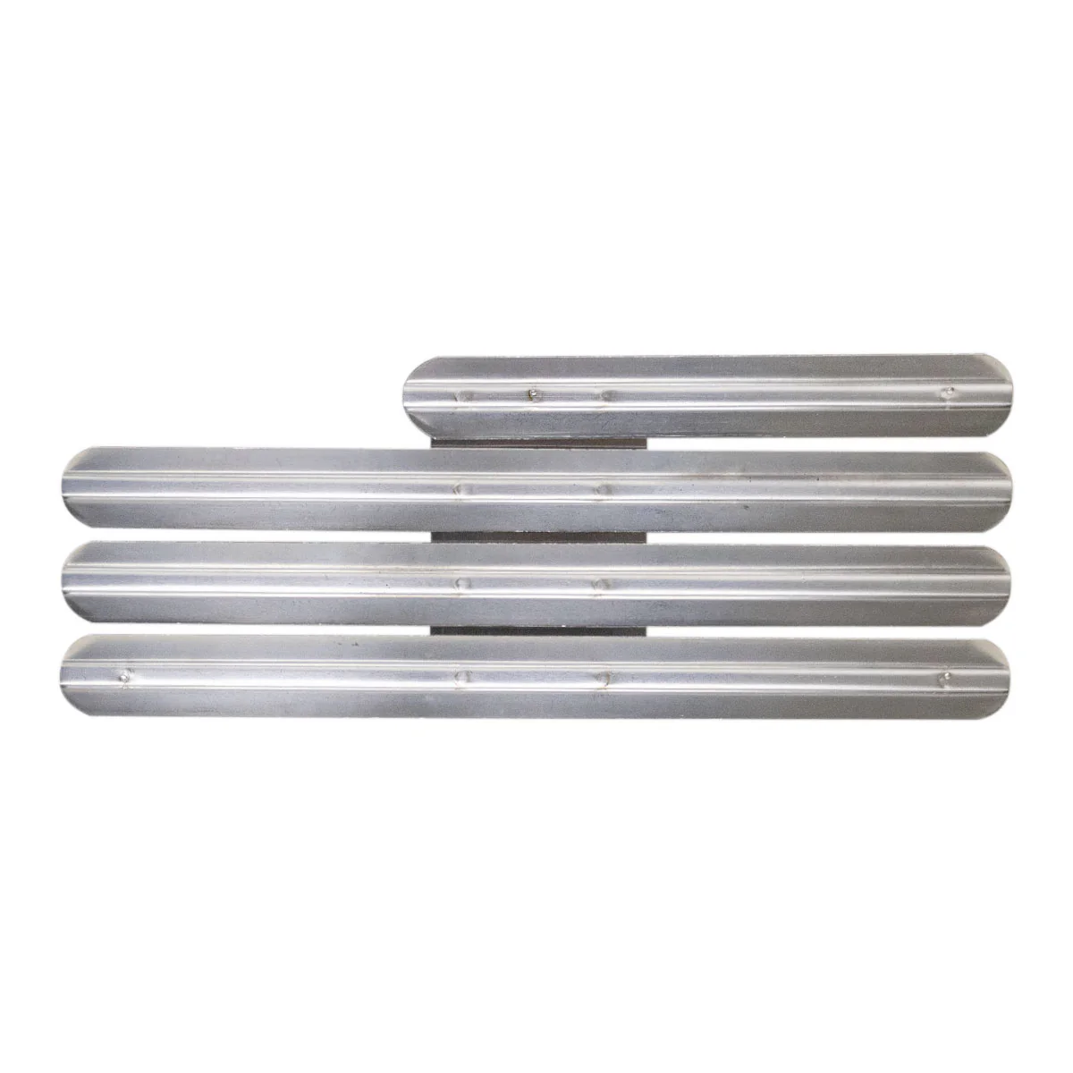 Ribbon Mounting Bar: Fits 11 Ribbons Staggered Right - metal