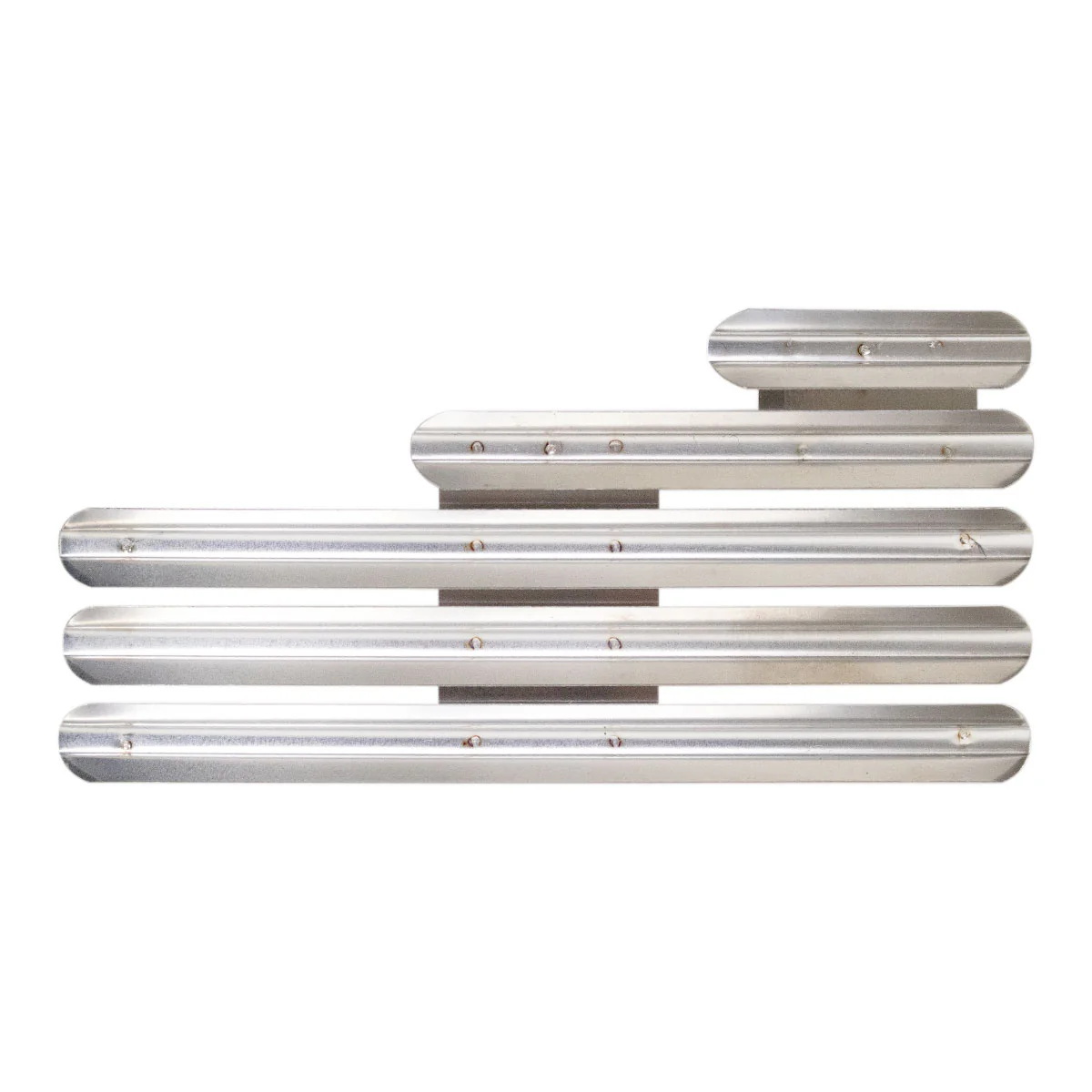 Ribbon Mounting Bar: Fits 12 Ribbons Staggered Right - metal