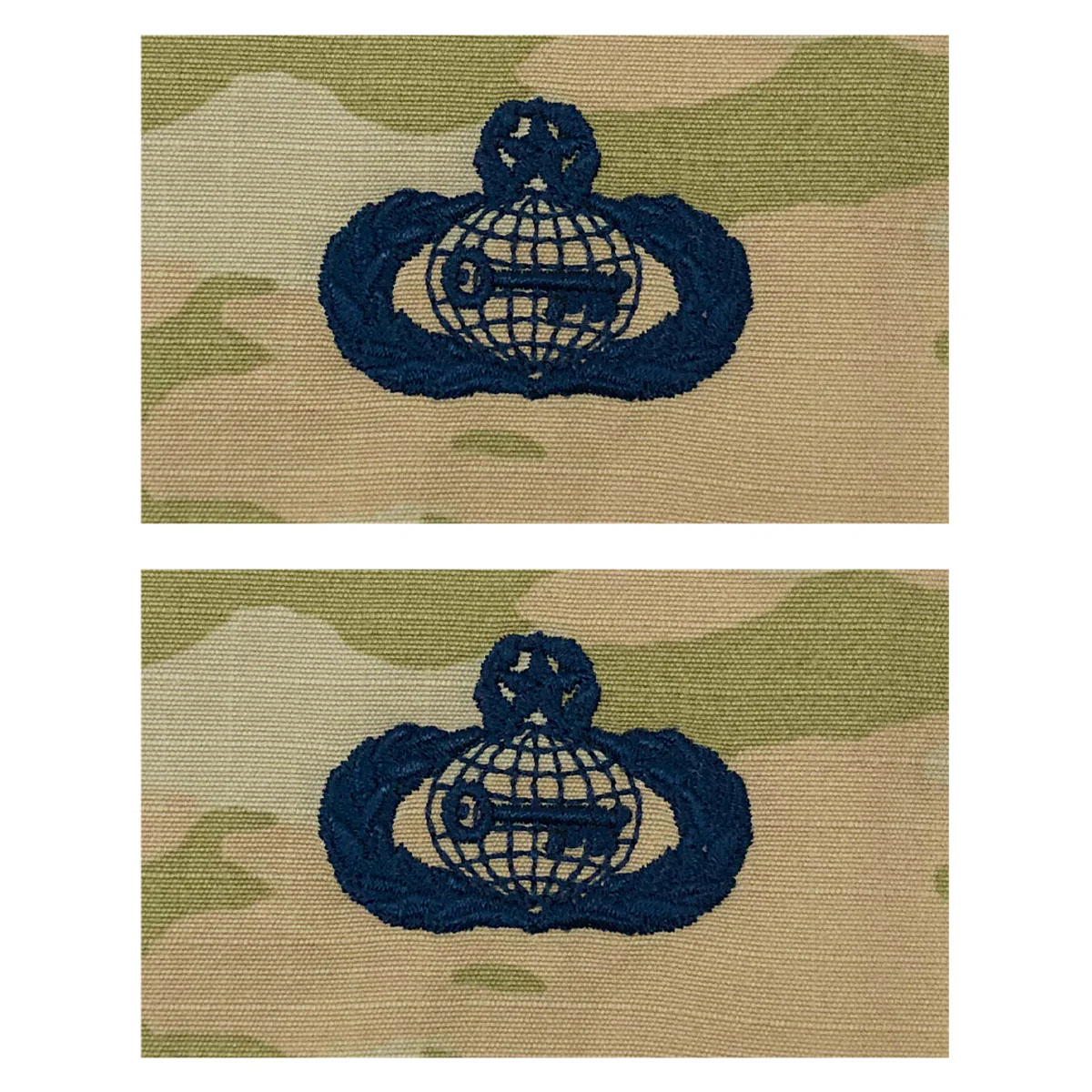 Space Force Embroidered Badge: Master Intelligence - embroidered on OCP