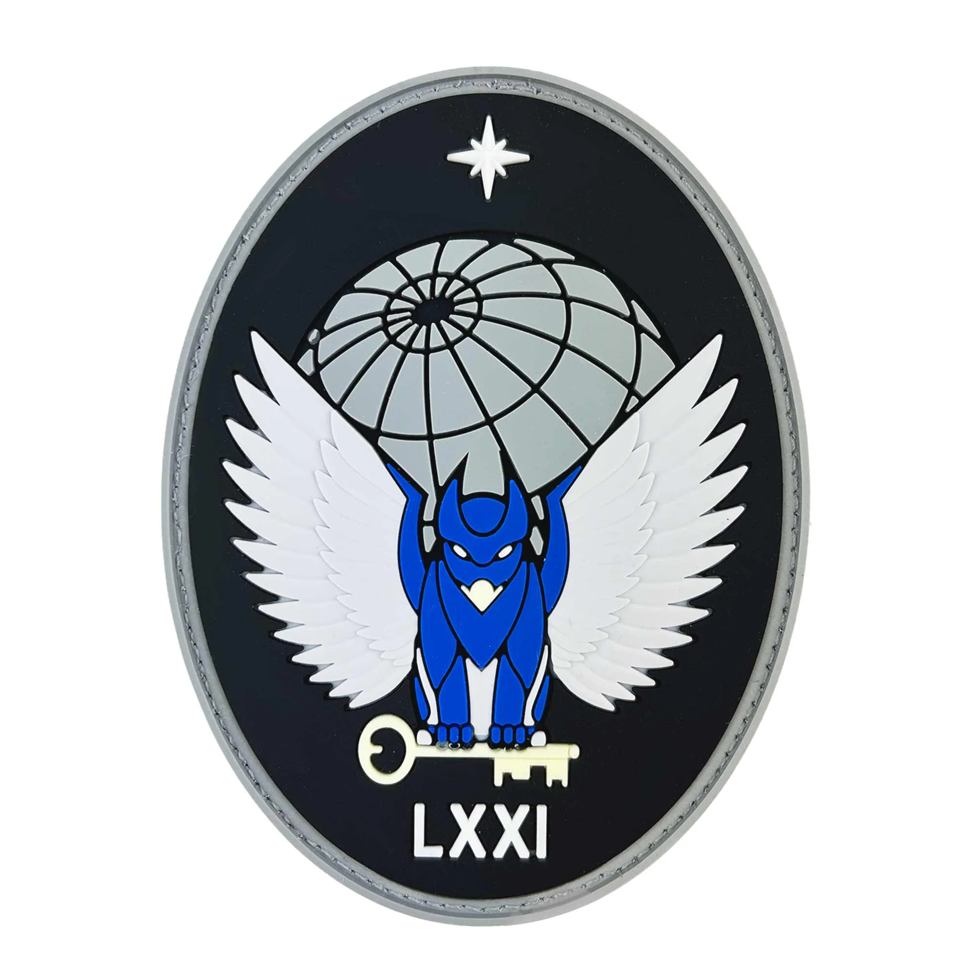 U.S. Space Force PVC Patch 71st Intelligence, Surveillance and Reconnaissance Squadron with hook