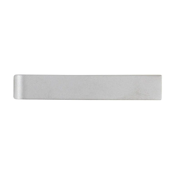 Tie Clasp: Satin Silver