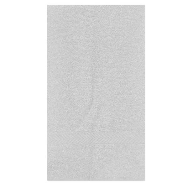Hand Towel: 16" x 27" White Terry