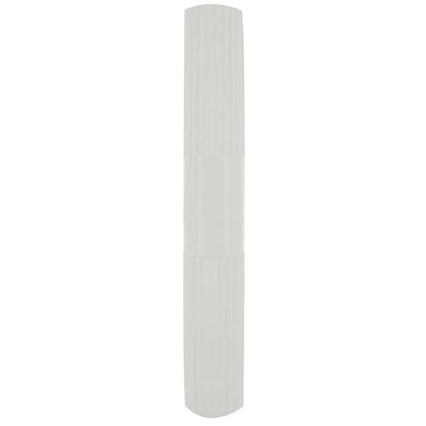 Toothbrush Holder: Round White - plastic
