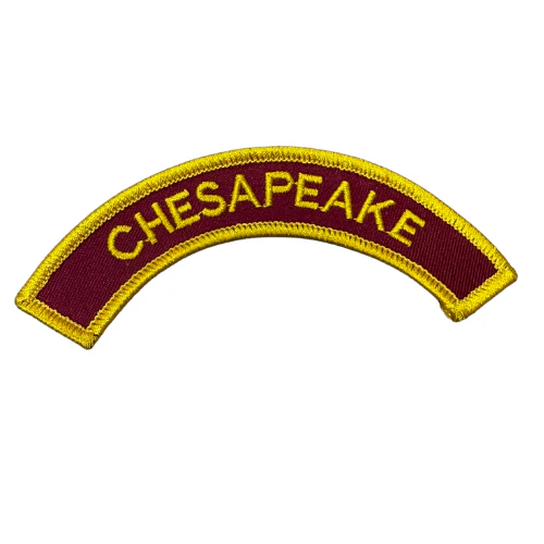 Young Marines Unit Arch Tab "CHESAPEAKE"