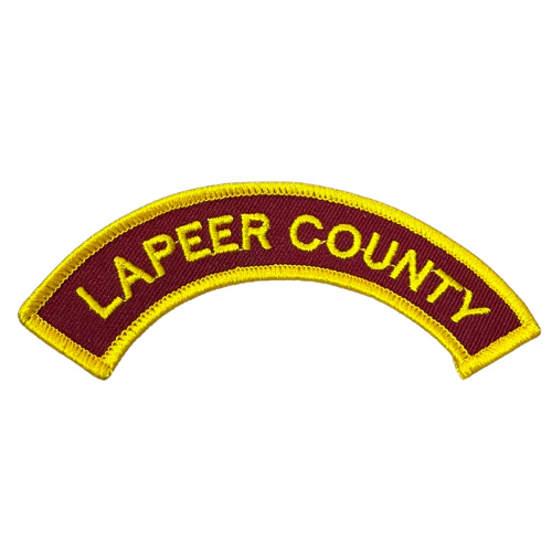 Young Marines Unit Arch Tab "LAPEER COUNTY"
