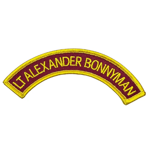 Young Marines Unit Arch Tab "LT ALEXANDER BONNYMAN"