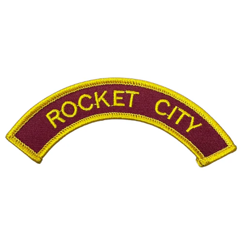Young Marines Unit Arch Tab "ROCKET CITY"