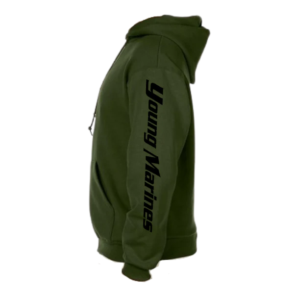 Young Marines Hoodie Military Green (*PRE-ORDER ONLY)