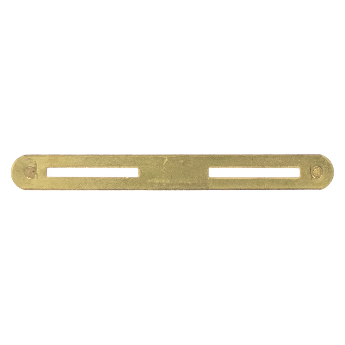 Ribbon Mounting Bar: Base Bar - brass, double, clutch back