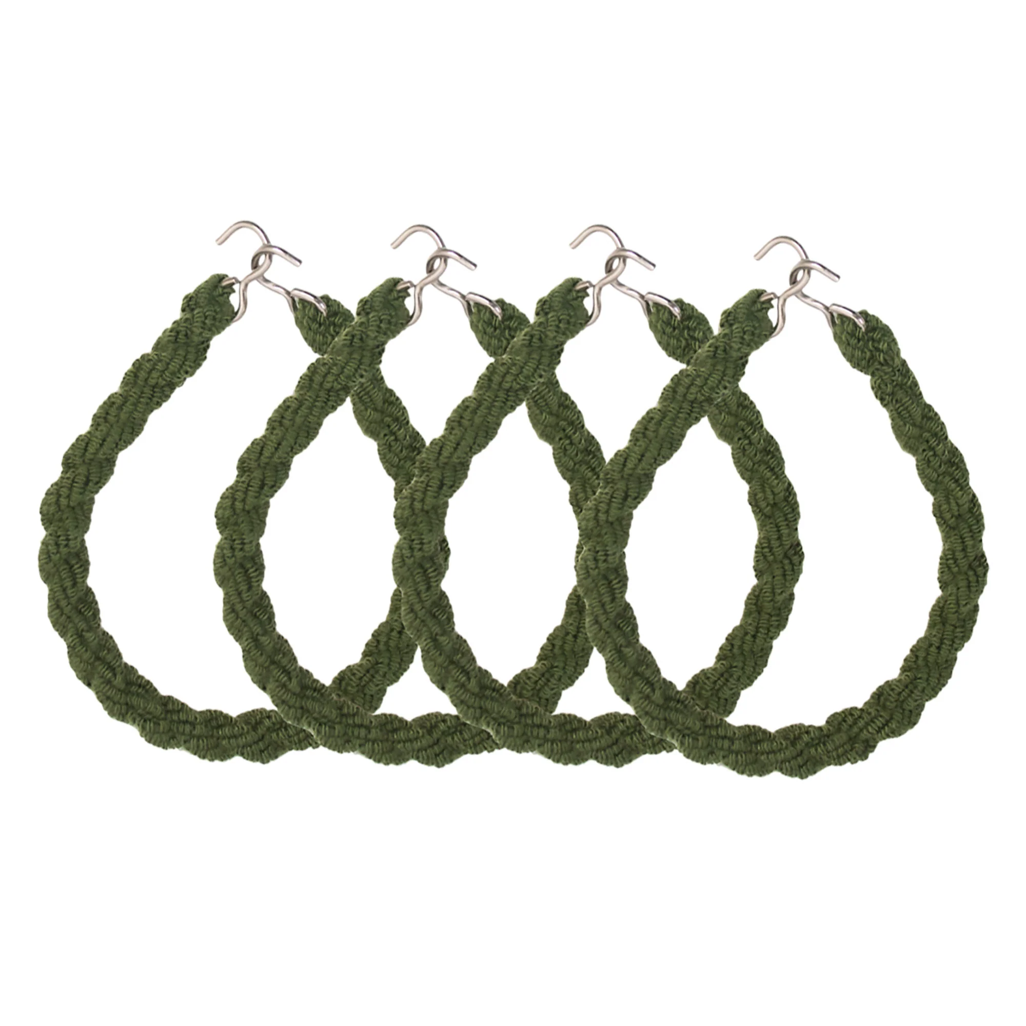 Boot Bands: Trouser Blousers - Green - 2 Pairs