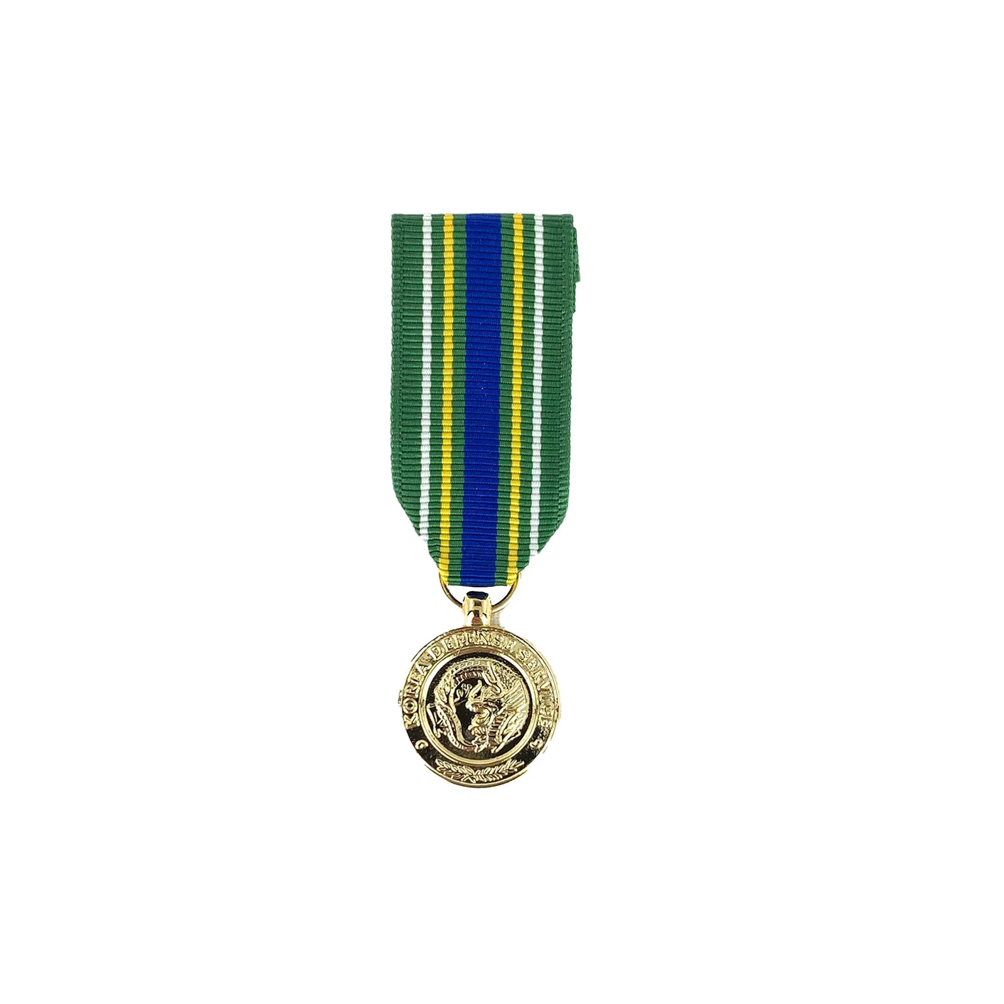 Miniature Medal: Korean Defense Service - 24k Gold Plated
