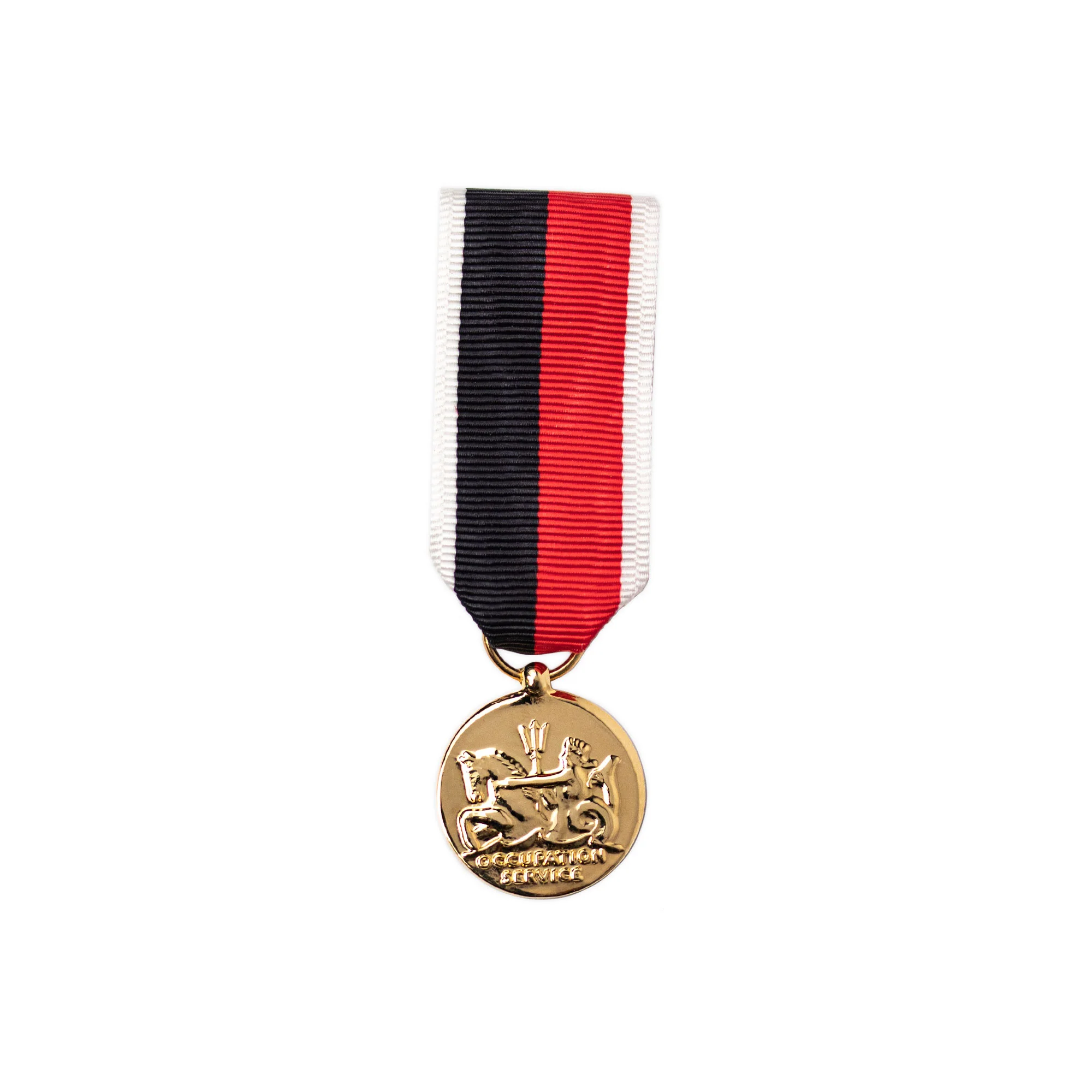 Miniature Medal: US Marine Corps WWII Occupation - 24k Gold Plated