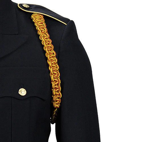 Army Shoulder Cord: Ordnance - crimson and yellow
