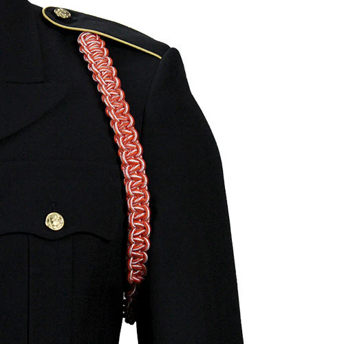 Army Shoulder Cord: Signal - orange and white