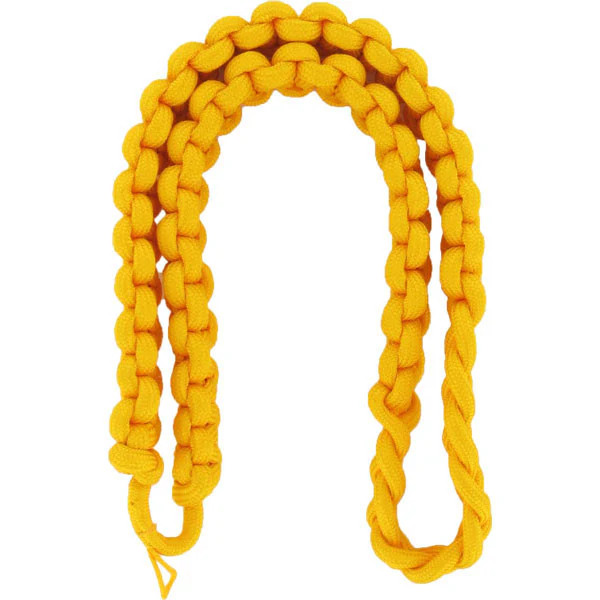 Shoulder Cord: 2723 Interwoven Gold - thick
