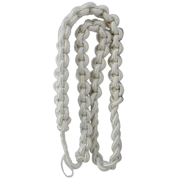 Shoulder Cord: 2723 Interwoven White