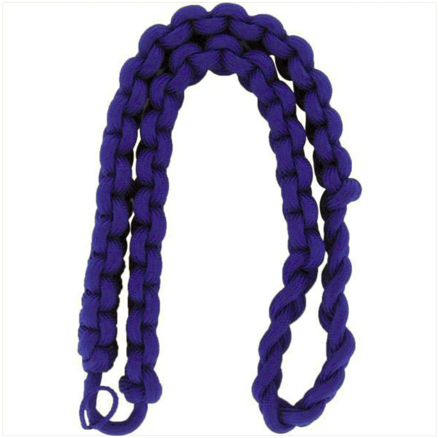 Shoulder Cord: 2723 Interwoven Purple - thick