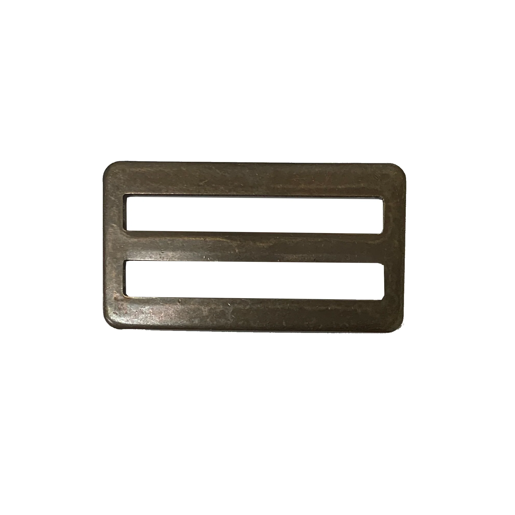 Slotted Belt Buckle: Antique Finish AGSU