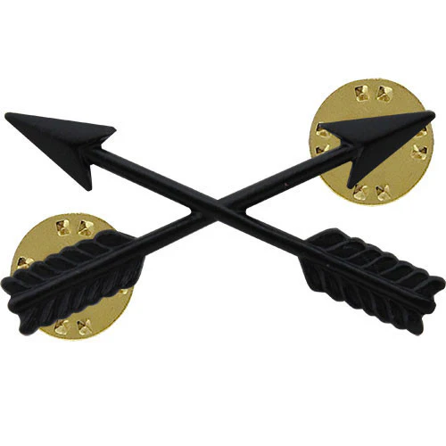 Army Collar Device: Special Forces - black metal