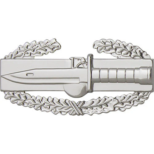 Army Badge: Combat Action First Award - regulation size, mirror finish