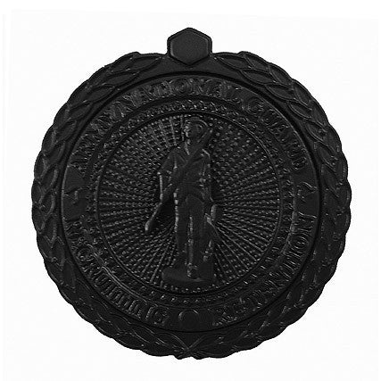 Army ID Badge: ARNG Recruiting and Retention: Senior - black metal