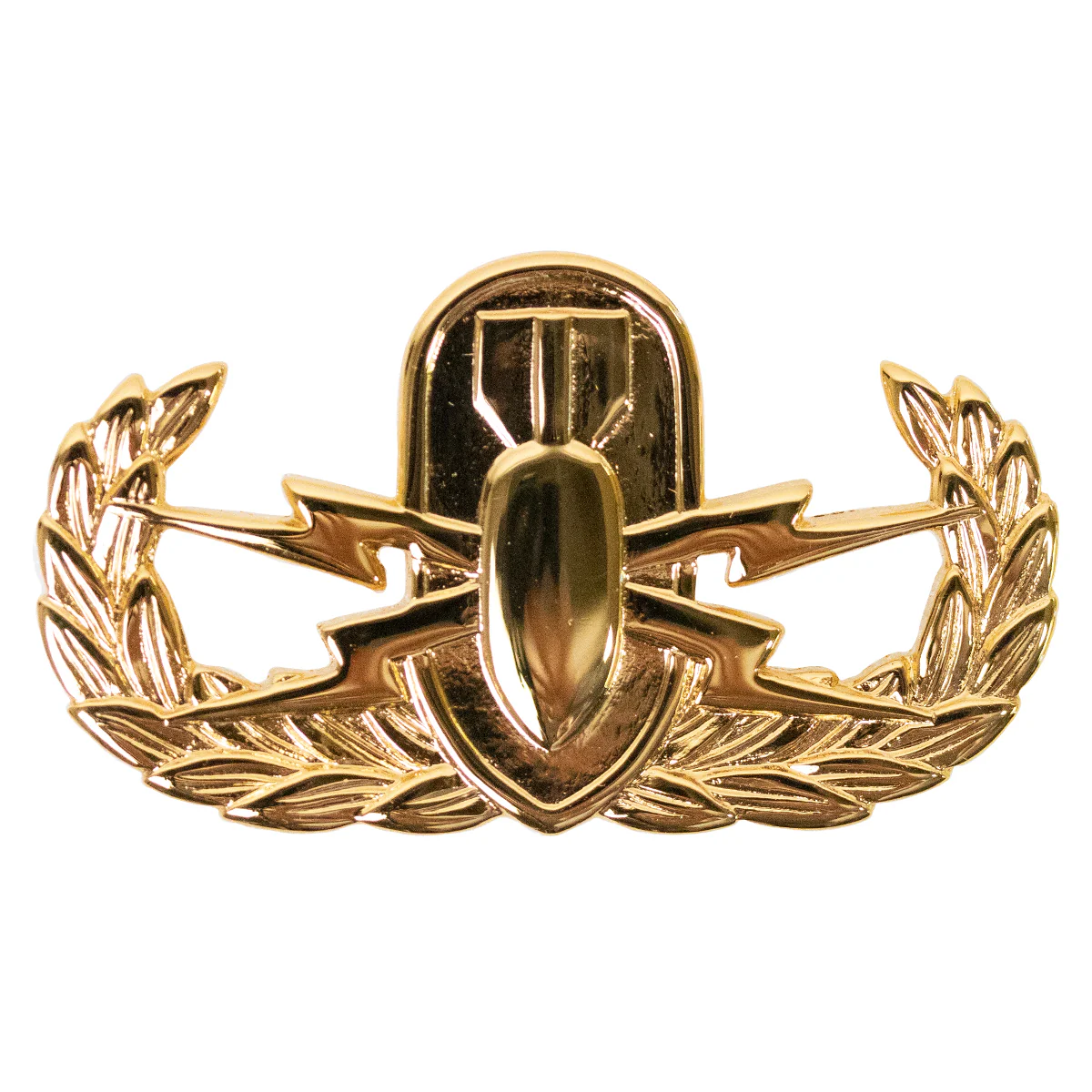 Badge: Explosive Ordnance Disposal - regulation, Gold