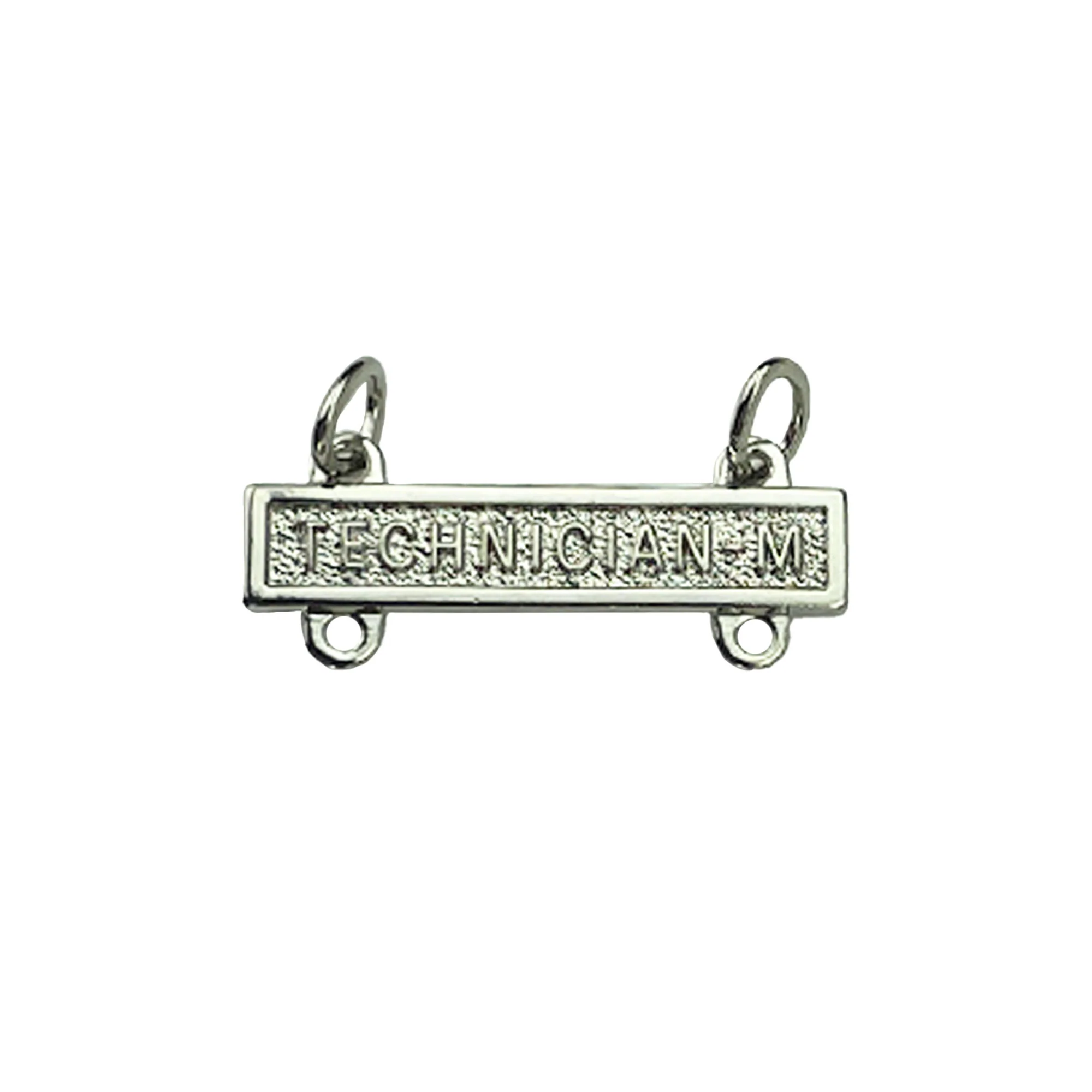 Army Qualification Bar: Technician "M" - mirror finish