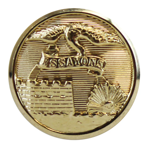 Army Button: Engineer 30 Ligne - pair