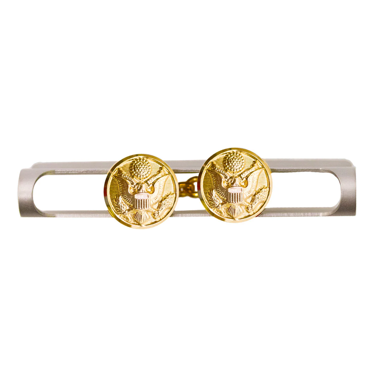 Army Button 22K Eagle 25L with 6 Links