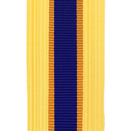 Army Cap Braid: Aviation - gold nylon, ultramarine blue