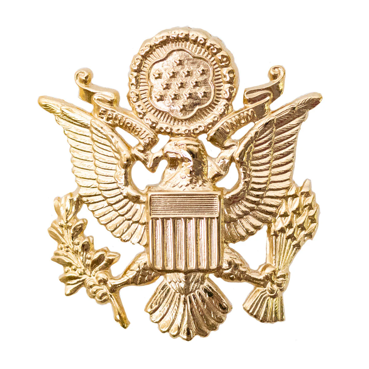 Army Cap Device: Officer - 22k gold plated