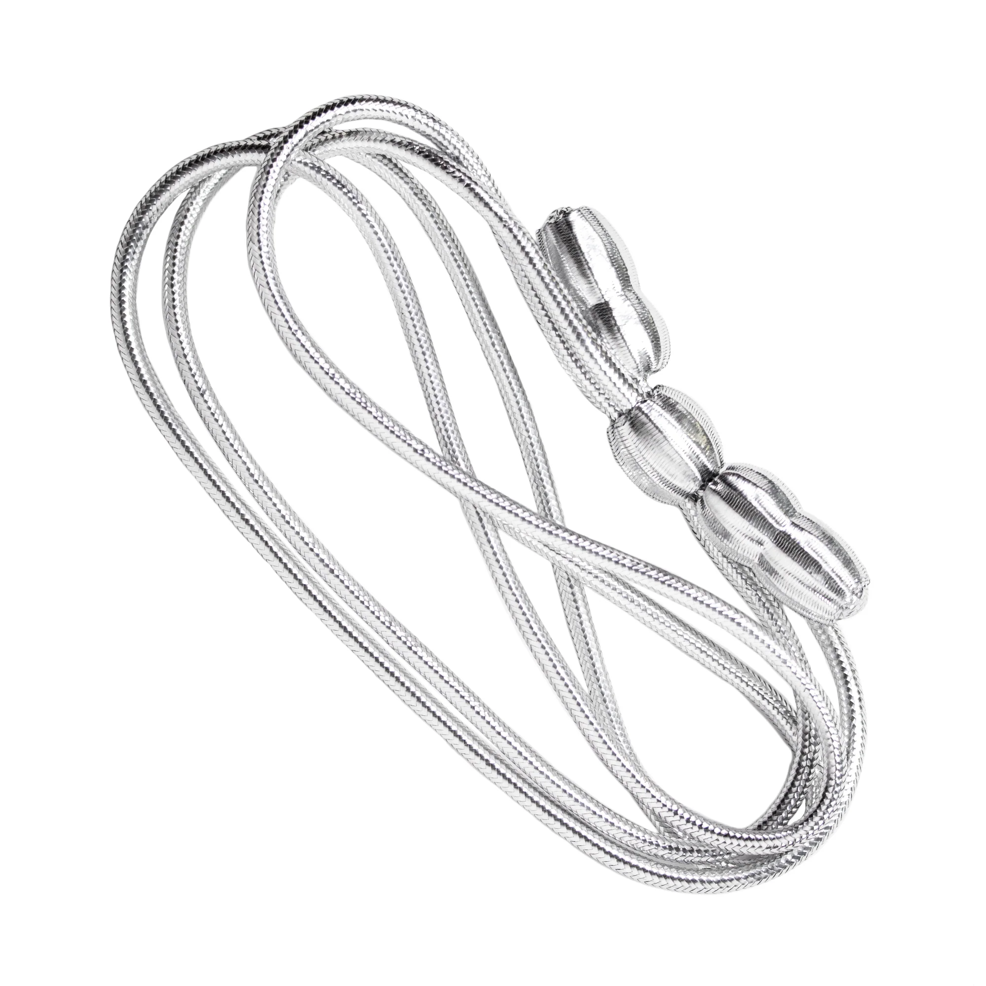 Hat Cord - Silver Mylar