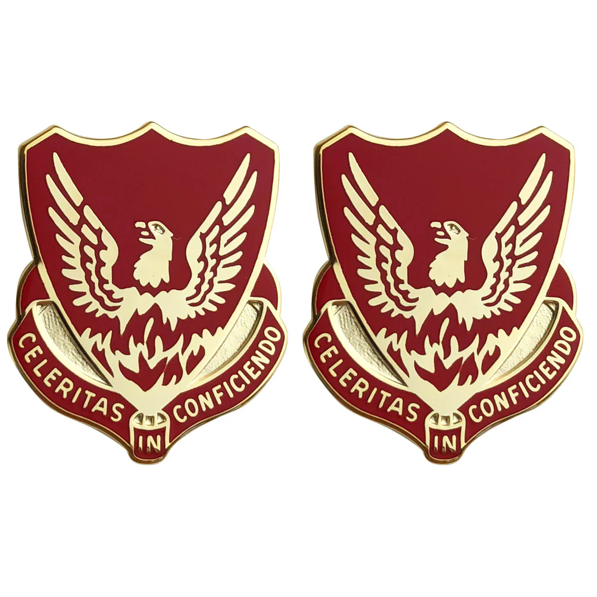 Army Crest 39th Field Artillery: Celeritas In Conficiendo