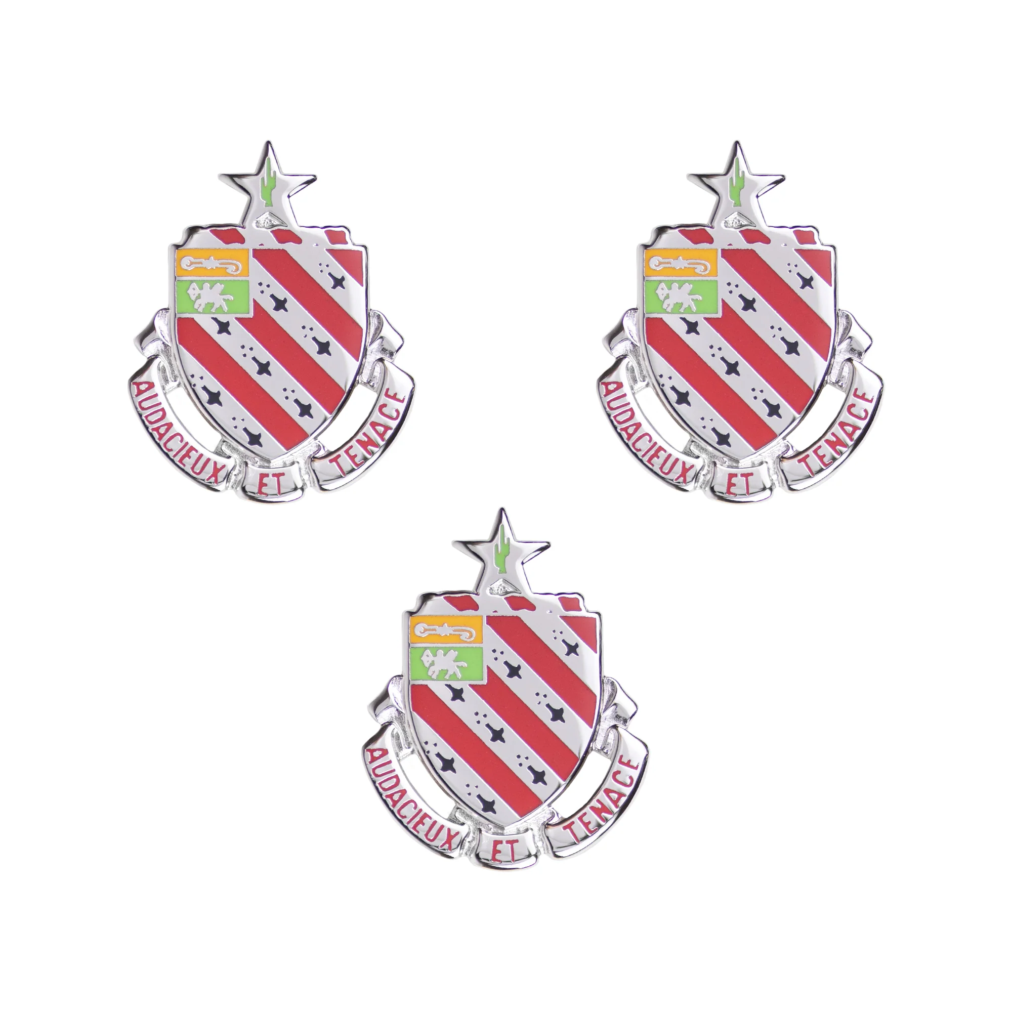 Army Crest 8th  Field Artillery: Audacieux Et Tenace