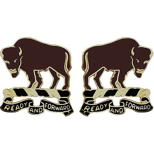 Army Crest: 10th Cavalry Regiment - Ready and Forward