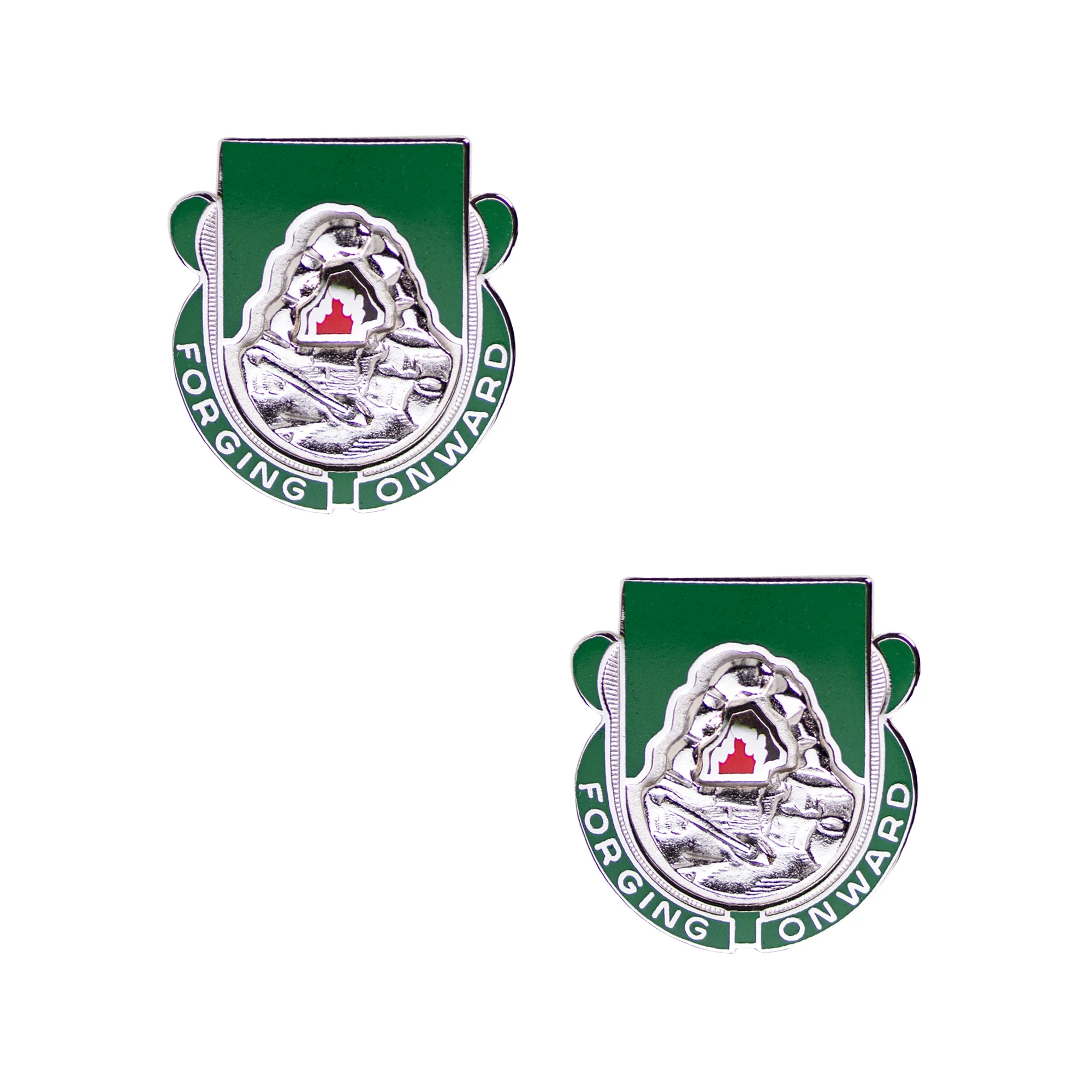 Army Crest: 123rd Support Battalion - Forging Onward