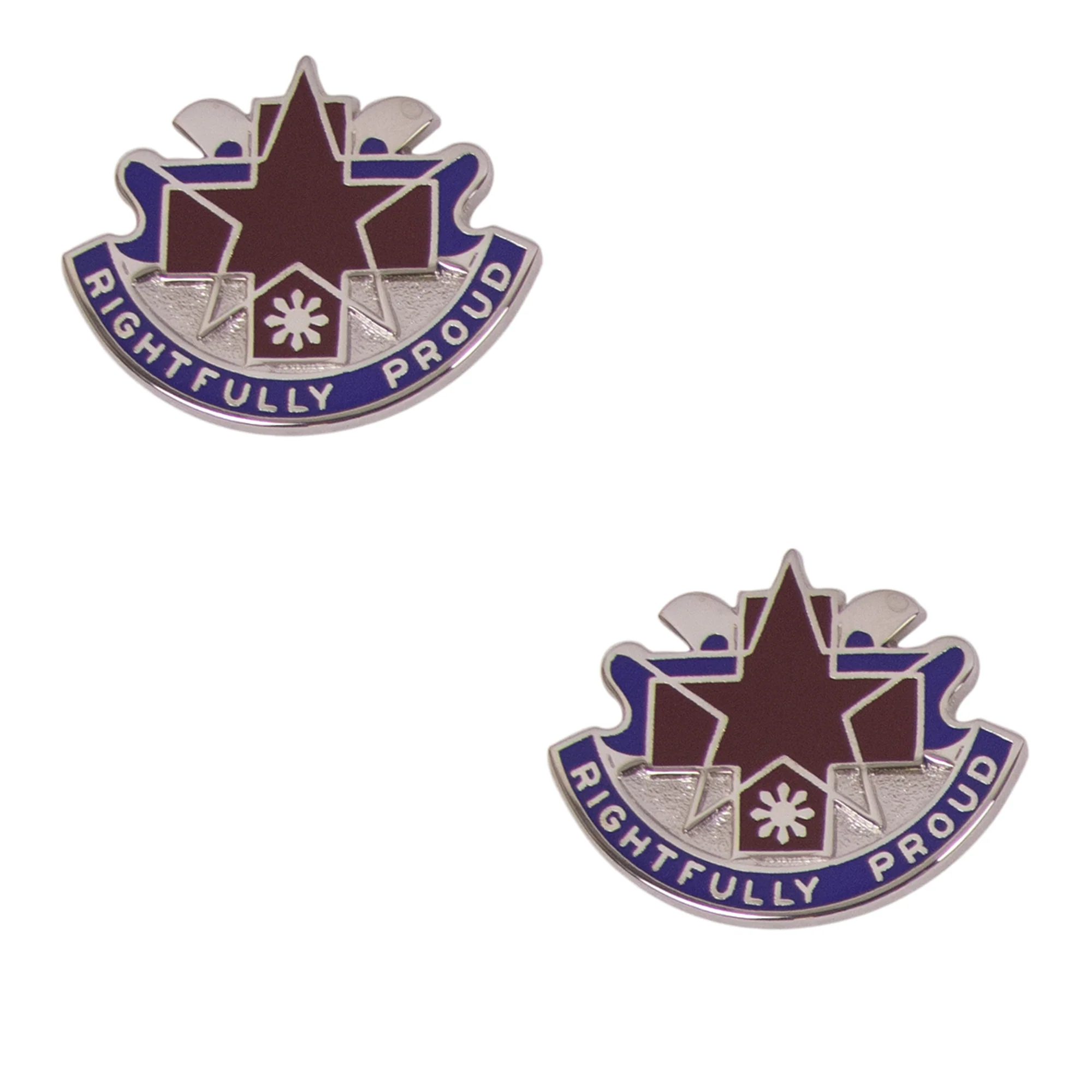 Army Crest: 131st Field Hospital - Motto: Rightfully Proud