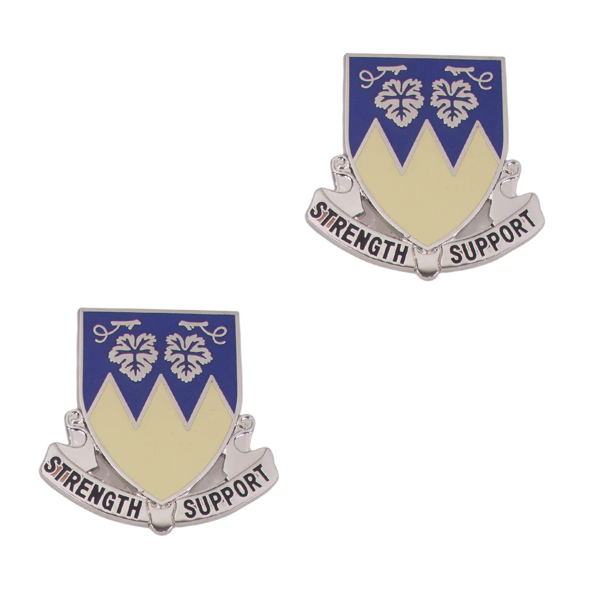 Army Crest: 13th Support Battalion- Motto: Strength Support