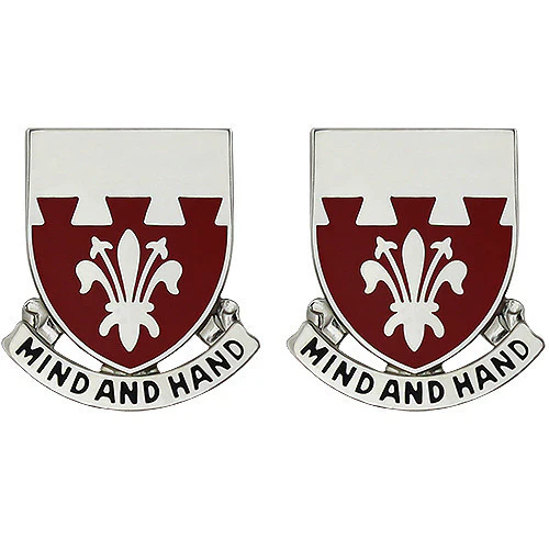Army Crest: 169th Engineer Battalion - Mind and Hand