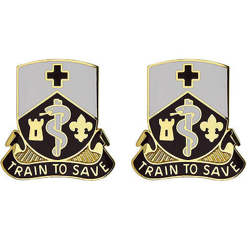 Army Crest: 187th Medical Battalion - Train to Save