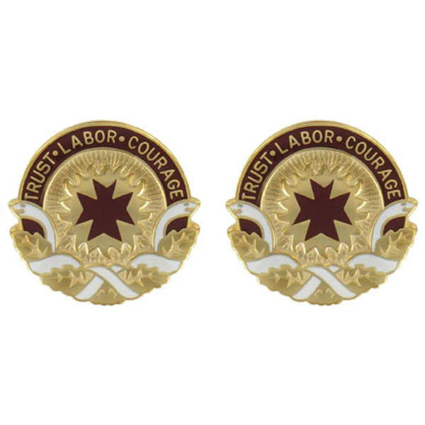 Army Crest: 18th Medical Command - Trust Labor Courage