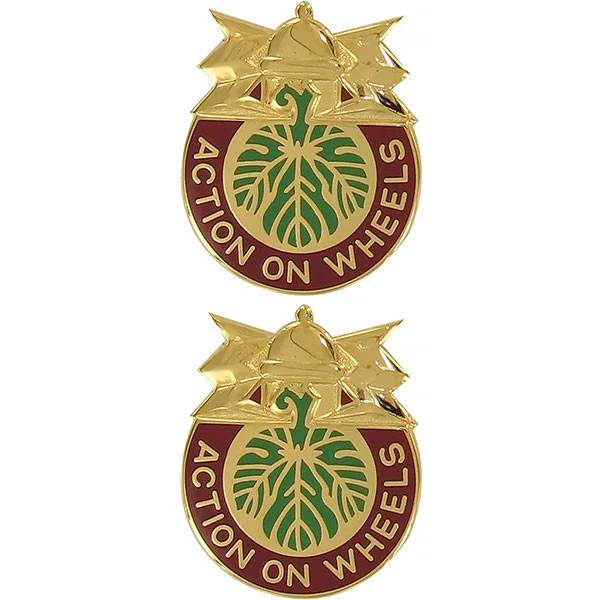 Army Crest: 346th Transportation Battalion - Action on Wheels