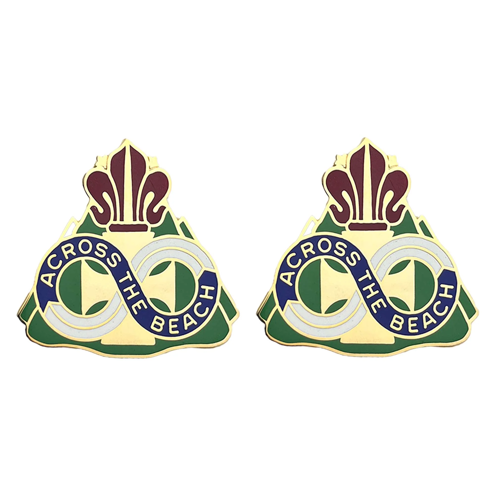 Army Crest: 359th Transportation Battalion: Motto - Across The Beach