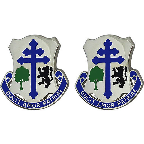 Army Crest: 361st Regiment Brigade Combat Team - Ducit Amor Patriae