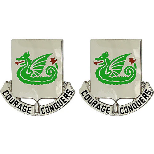 Army Crest: 37th Armor Regiment - Courage Conquers