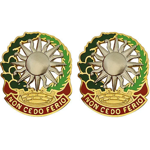 Army Crest: 3rd Air Defense Artillery - Non Cedo Ferio