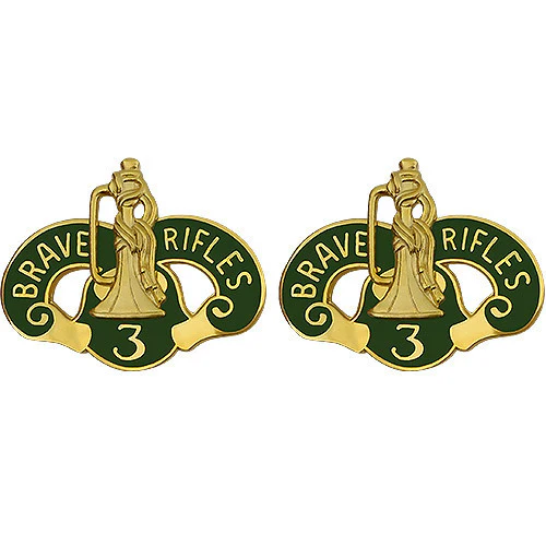 Army Crest: 3rd Armor Cavalry - Brave Rifle