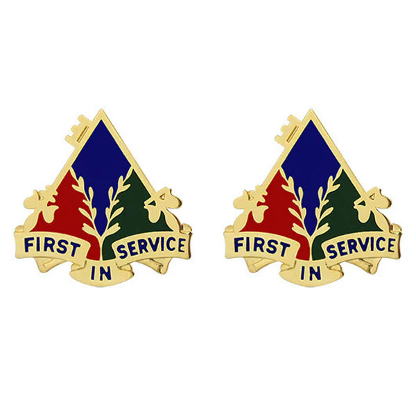 Army Crest: 419th Quartermaster - First in Service