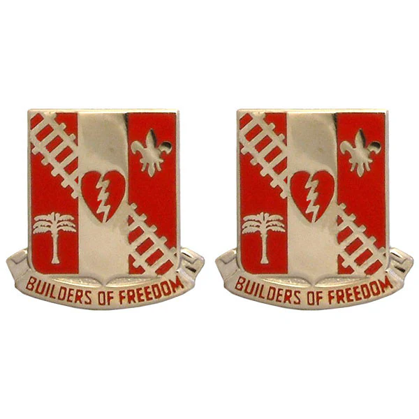 Army Crest: 44th Engineer Battalion - Builders of Freedom